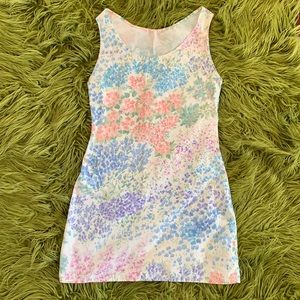 Vintage Flower Power Handmade Dress !!!